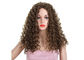 Natürliche Farbjungfrau-Haar-volle Spitze-Perücken-afrikanischer schwarzer kleiner Rollenexplosions-Kopf fournisseur