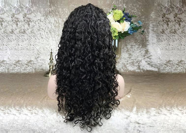 China Menschliche Spitze-Front-Perücken mit hoher Dichte, natürliche Haarstrichschwarz-Menschenhaar-Spitze-Front-Perücken fournisseur