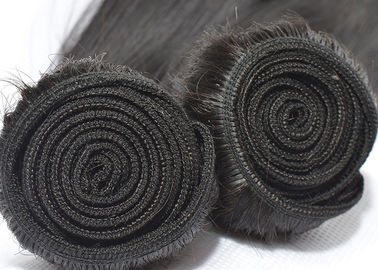 China Kein unverarbeitetes Schwarzes der schlechter Geruch-peruanisches gerades Haar-Webart-100% mit Little Brown fournisseur