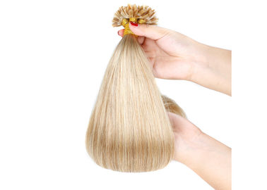 China 100% wirkliche vor verbundene U Spitzen-Haar-Erweiterungen ohne die synthetischen Haar-oder Tierhaare gemischt fournisseur