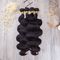 Volles Häutchen der schwarzen wirklichen brasilianischen Haar-Webart-glänzenden großen Menge ausgerichtet fournisseur