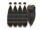 Jungfrau-Menschenhaar-Erweiterungen des Grad-8A, bearbeiten Einschlagfaden 40&quot; Jungfrau-mongolisches gerades Haar maschinell fournisseur