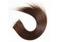 Der Kamm-unverarbeitetes langlebiges leicht glattes doppeltes Band-Haar-Erweiterungs-100% fournisseur