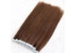 Der Kamm-unverarbeitetes langlebiges leicht glattes doppeltes Band-Haar-Erweiterungs-100% fournisseur