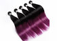Purpurrote Remy-Menschenhaar-Erweiterungen, keine verschüttenden Haar-Erweiterungen 100g Remy fournisseur